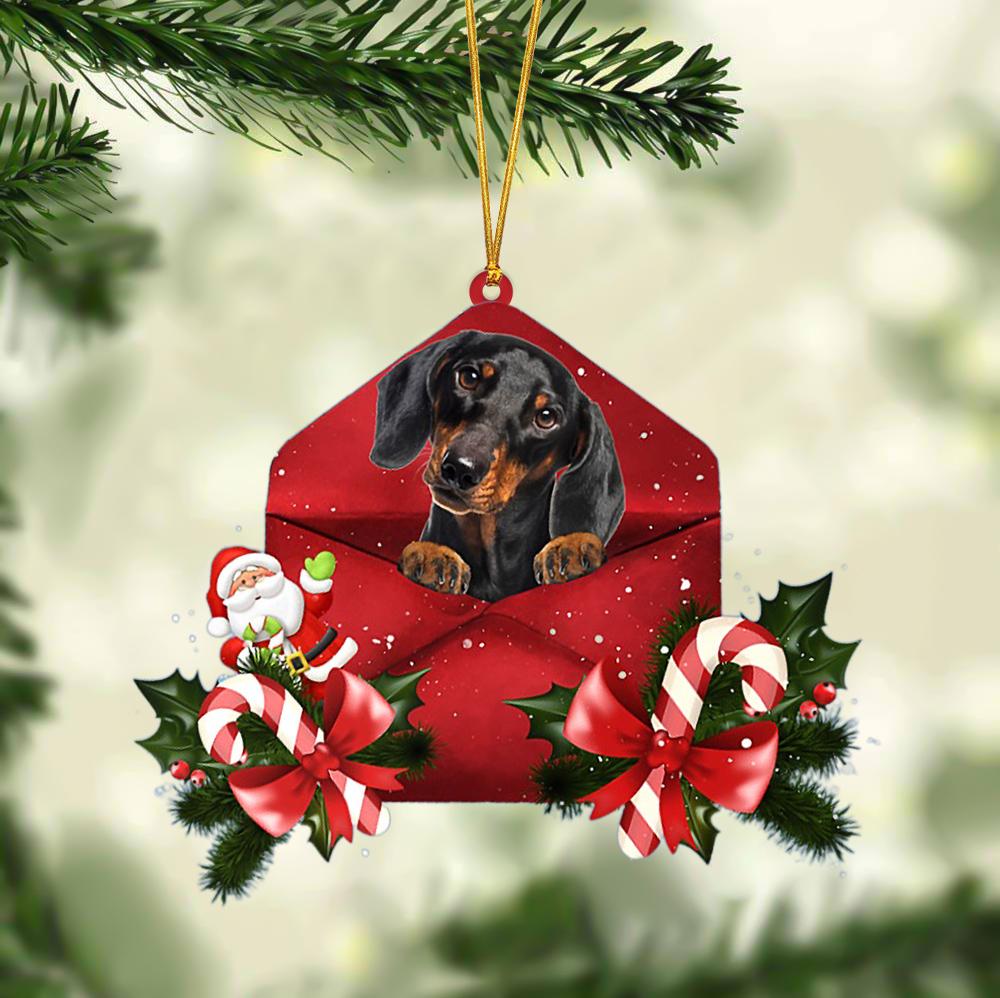 Dachshund Christmas Letter Ornament Dog Christmas Decoration - Best gifts your whole family