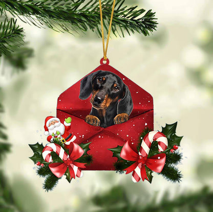 Dachshund Christmas Letter Ornament Dog Christmas Decoration - Best gifts your whole family