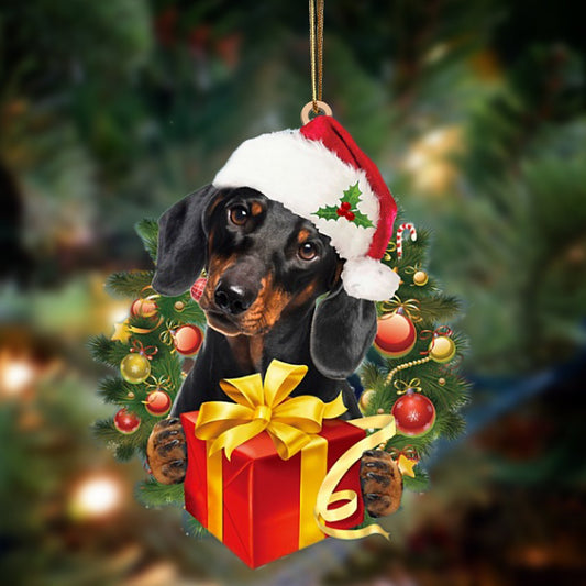 Dachshund-Dogs Give Gifts Hanging Ornament - Best gifts your whole family