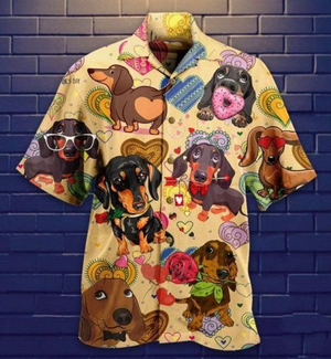 Dachshund Hawaiian Shirt | For Men & Women | Adult | HW4121