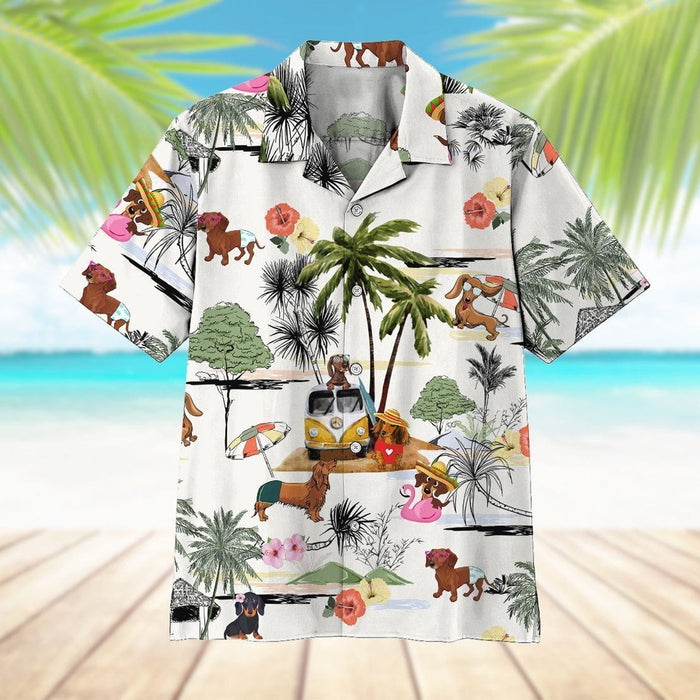 Dachshund Hawaiian Shirt,Hawaiian Shirt Gift,Christmas Gift