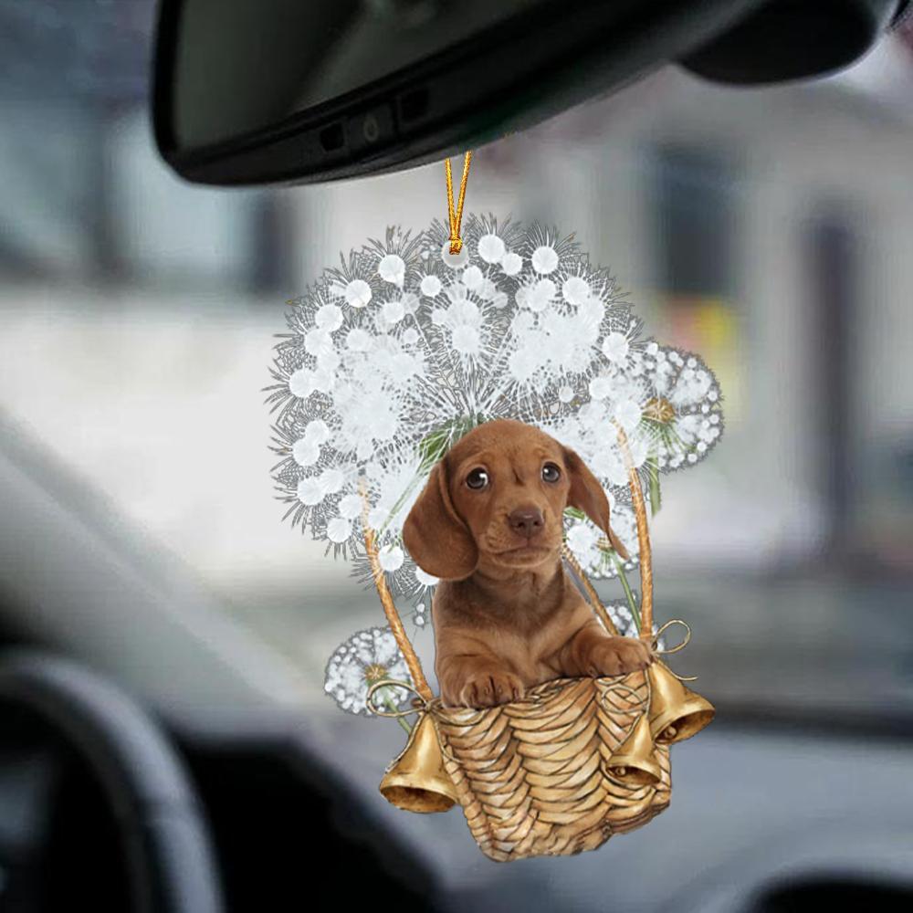 Dachshund3-Dandelion-Two Sided Ornament - Best gifts your whole family