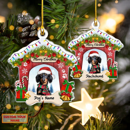 Dachshund's House Car Ornament - Best gifts your whole family