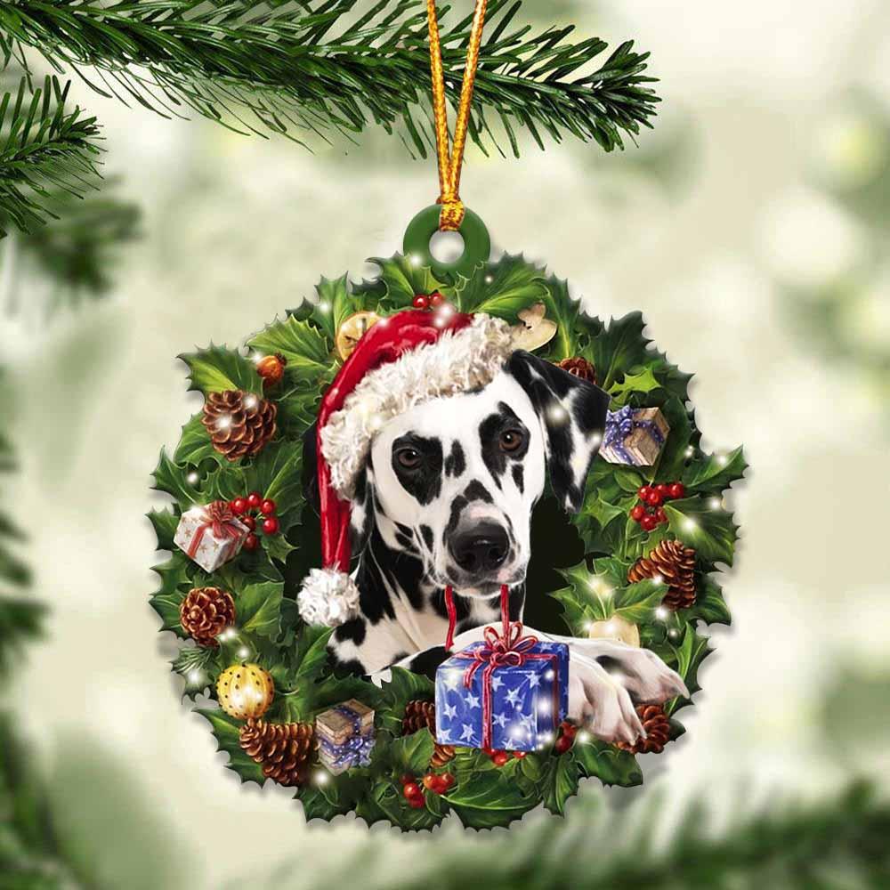 Dalmatian and Christmas gift for her gift for him gift for Dalmatian lover ornament, Christmas Ornament - Best gifts your whole family