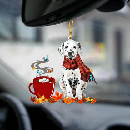 Dalmatian-Fall Chocolate-Two Sided Ornament - Best gifts your whole family