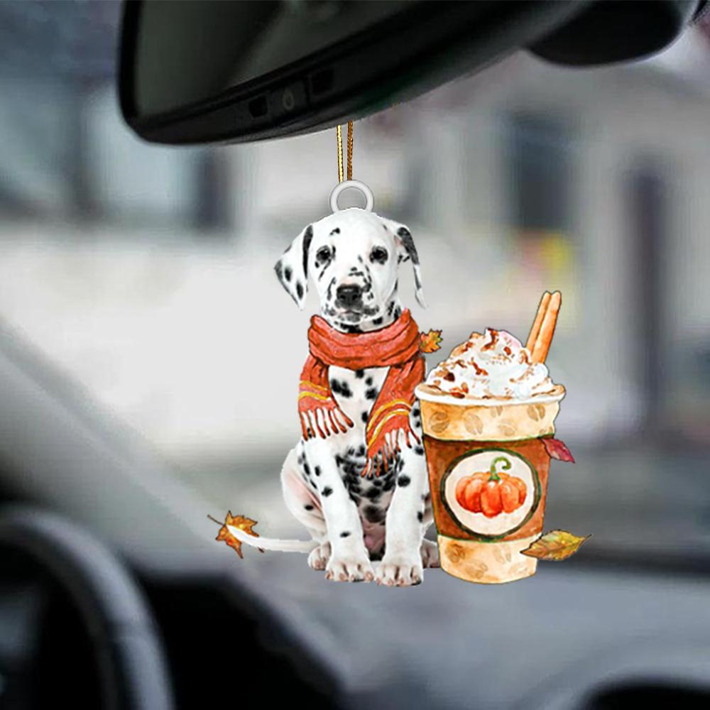 Dalmatian-Pumpkin Spice Kinda-Two Sided Ornament - Best gifts your whole family