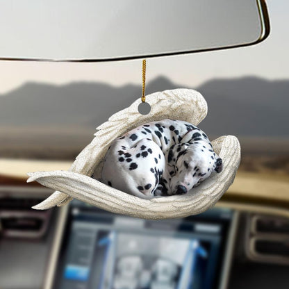 Dalmatian Sleeping Angel Dalmatian Lovers Dog Moms Ornament - Best gifts your whole family