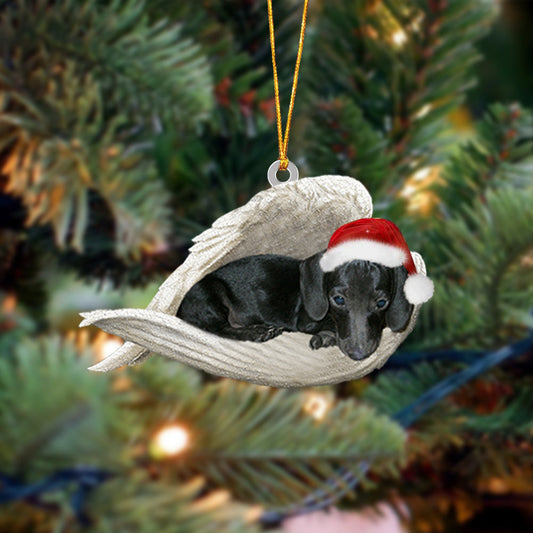 Dashuand (Black) Sleeping Angel Christmas Ornament Godmerc - Best gifts your whole family