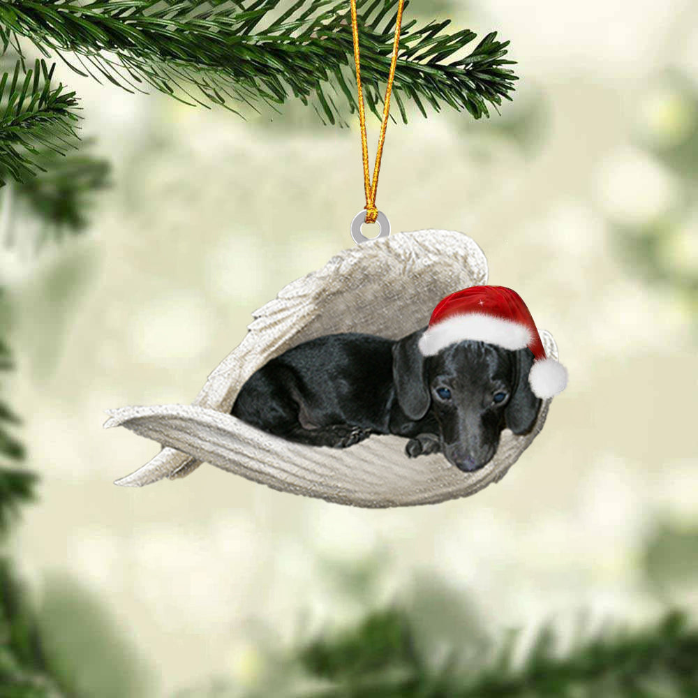 Dashuand (Black) Sleeping Angel Christmas Ornament Godmerc - Best gifts your whole family