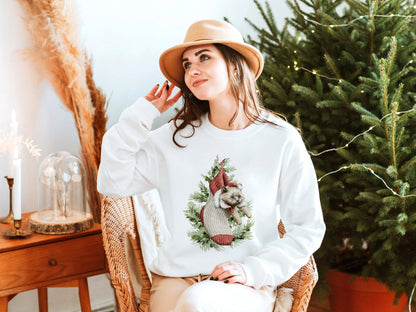 Christmas with cookies, candy, cup of tea, gingerbread, pine cones and holly Sweatshirt, Christmas Shirt,Christmas sweatshirt,Christmas Gift