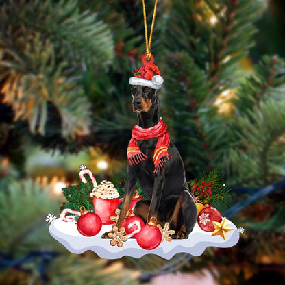 Dobermann 2-Better Christmas Hanging Ornament - Best gifts your whole family