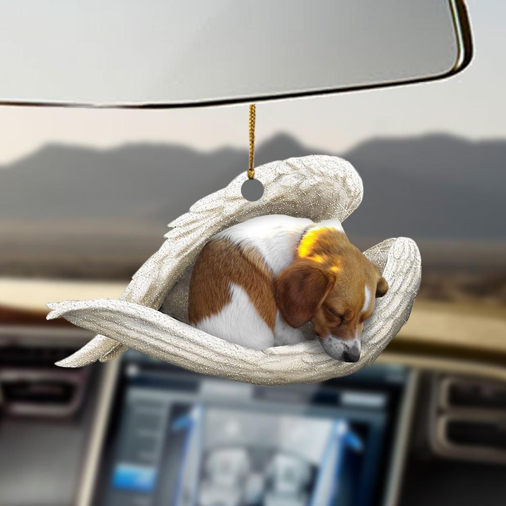 Dog Sleeping Angel Dog Lovers Ornament Cus84 - Best gifts your whole family