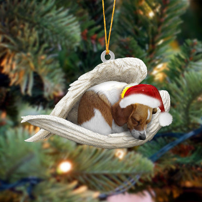 Dog1 Sleeping Angel Christmas Ornament Godmerc - Best gifts your whole family