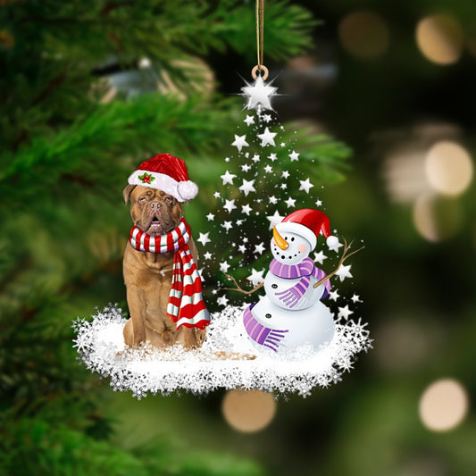 Dogue De Bordeaux-Star Tree Hanging Ornament - Best gifts your whole family