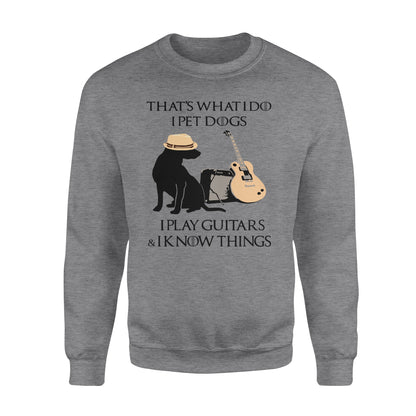 That's What I do I pet Ugly Sweater - Lustiges Sweatshirt, Weihnachtsgeschenke, hässlicher Pullover für Männer und Frauen