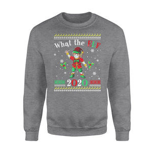 What the ELF 2020 face mask - Funny sweatshirt gifts christmas ugly sweater for men and women