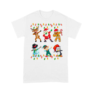 Dabbing Santa Friends Christmas Funny Xmas Gifts Tee Shirt Gift For Christmas