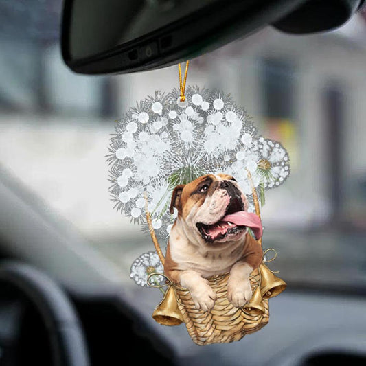 English Bulldog-Dandelion-Two Sided Ornament - Best gifts your whole family