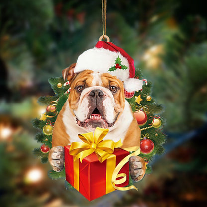 English Bulldog-Dogs give gifts Hanging Ornament - Best gifts your whole family