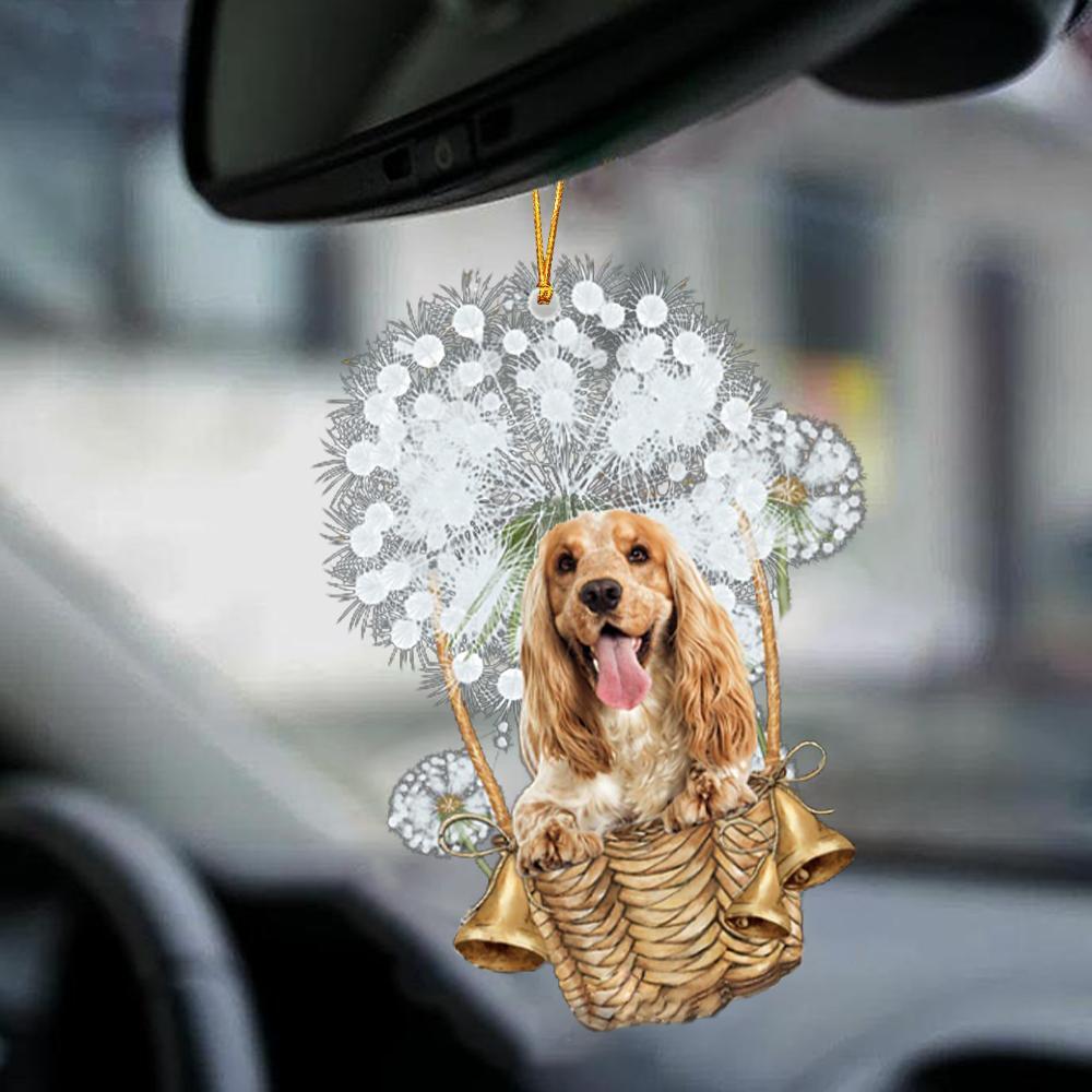 English Cocker Spaniel-Dandelion-Two Sided Ornament - Best gifts your whole family