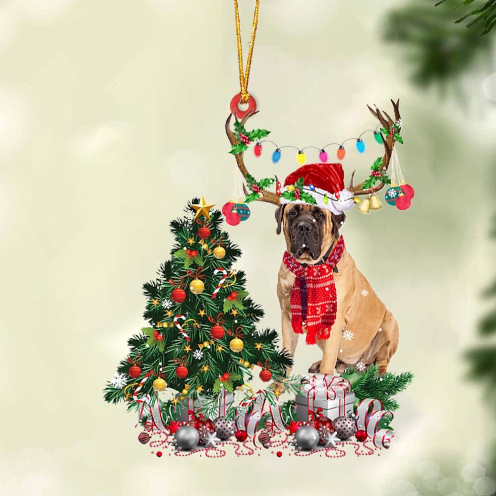 English Mastiff 1-Christmas Tree Gift Hanging Ornament - Best gifts your whole family