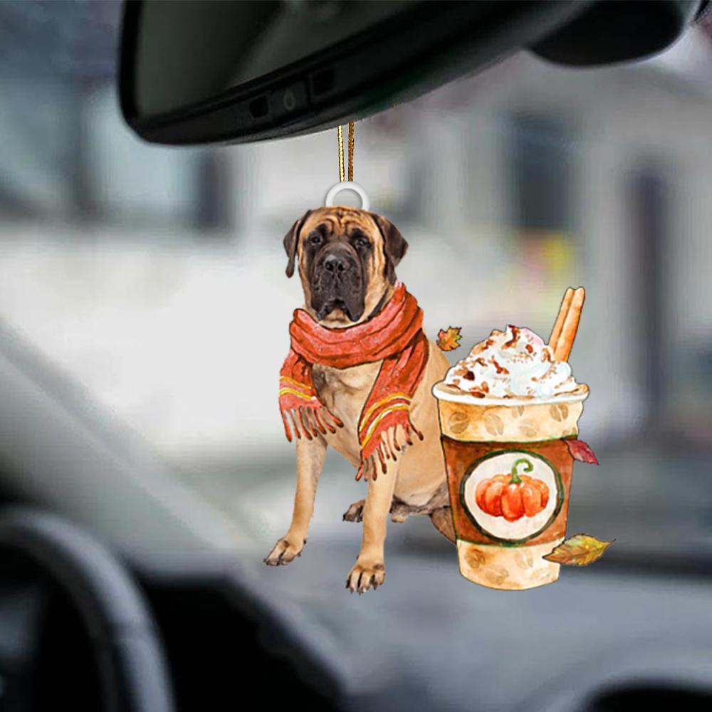English Mastiff 1-Pumpkin Spice Kinda-Two Sided Ornament - Best gifts your whole family