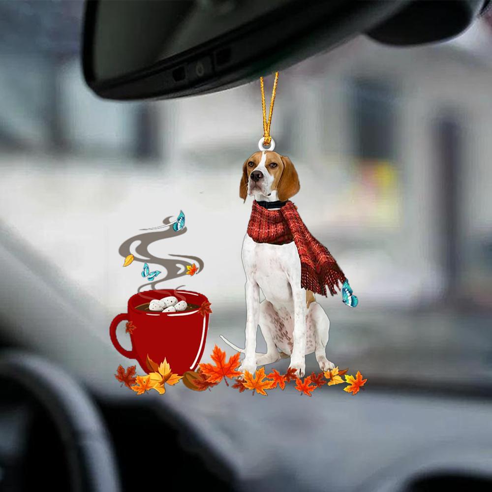 English Pointer-Fall Chocolate-Two Sided Ornament - Best gifts your whole family