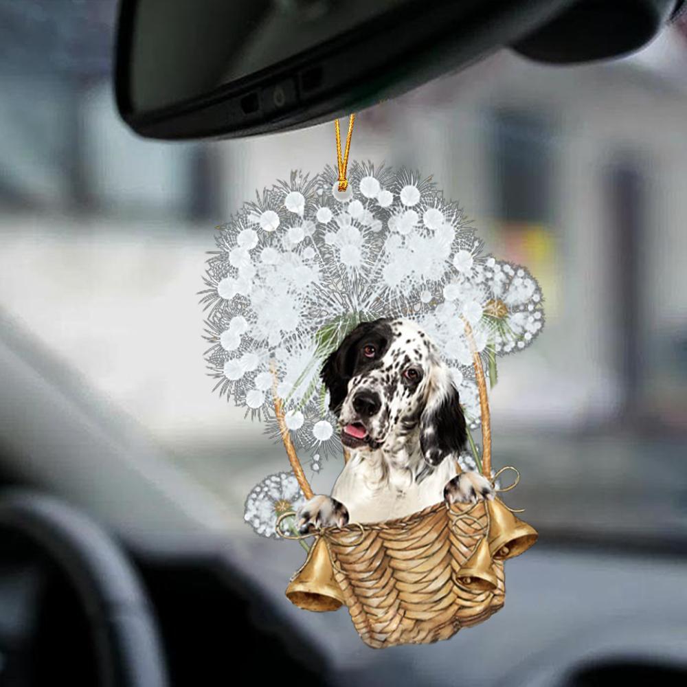English Setter-Dandelion-Two Sided Ornament - Best gifts your whole family