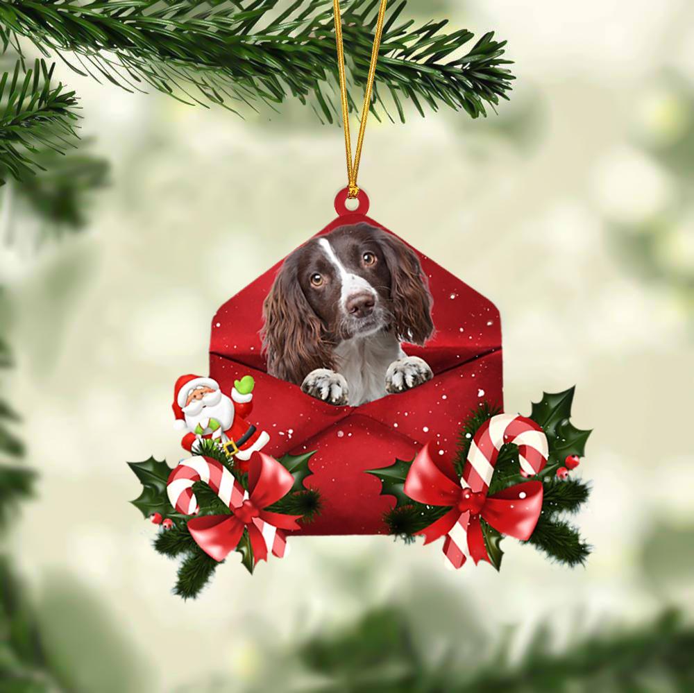 English Springer Spaniel Christmas Letter Ornament Dog Christmas Decoration - Best gifts your whole family