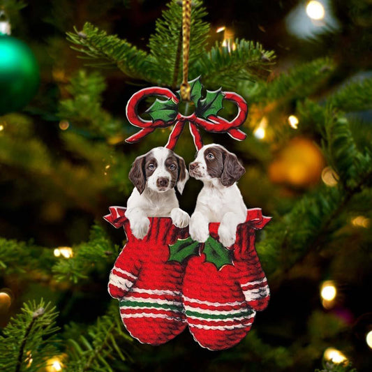 English Springer Spaniel Inside Your Gloves Christmas Holiday-Two Sided Ornament, Christmas Ornament - Best gifts your whole family