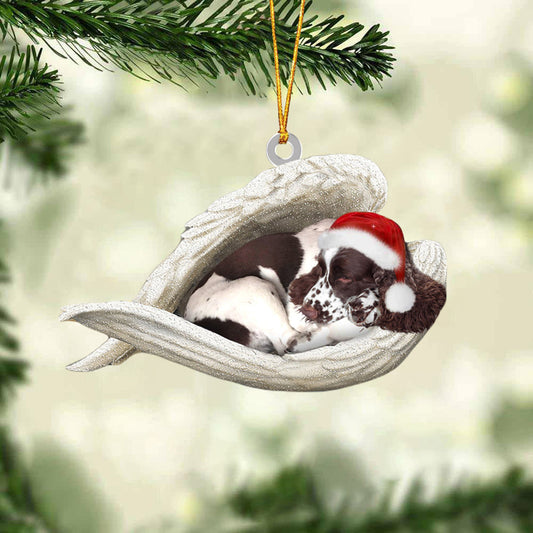 English Springer Spaniel Sleeping Angel Christmas Ornament Dog Christmas Hanging Ornament - Best gifts your whole family