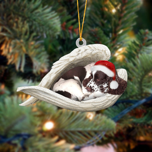 English Springer Spaniel Sleeping Angel Christmas Ornament Dog Christmas Hanging Ornament - Best gifts your whole family