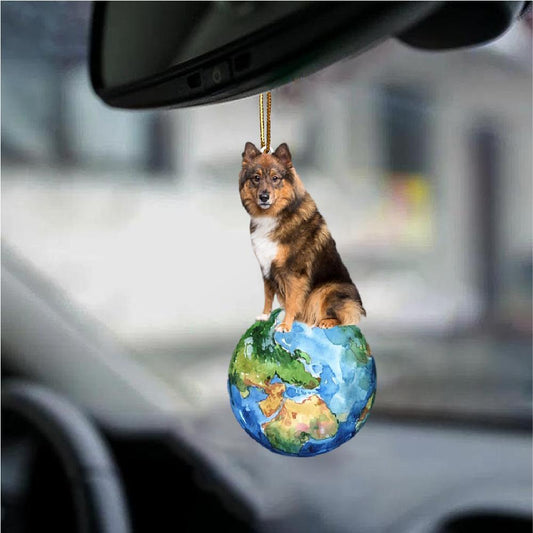 Eurasier-Around My Dog-Two Sided Ornament - Best gifts your whole family