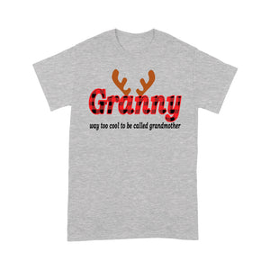 Granny Way Too Cool Too Be Called Grandmother Christmas Tee Shirt Gift For Christmas