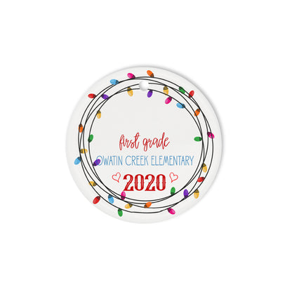 Circle Ornament (2 sided)