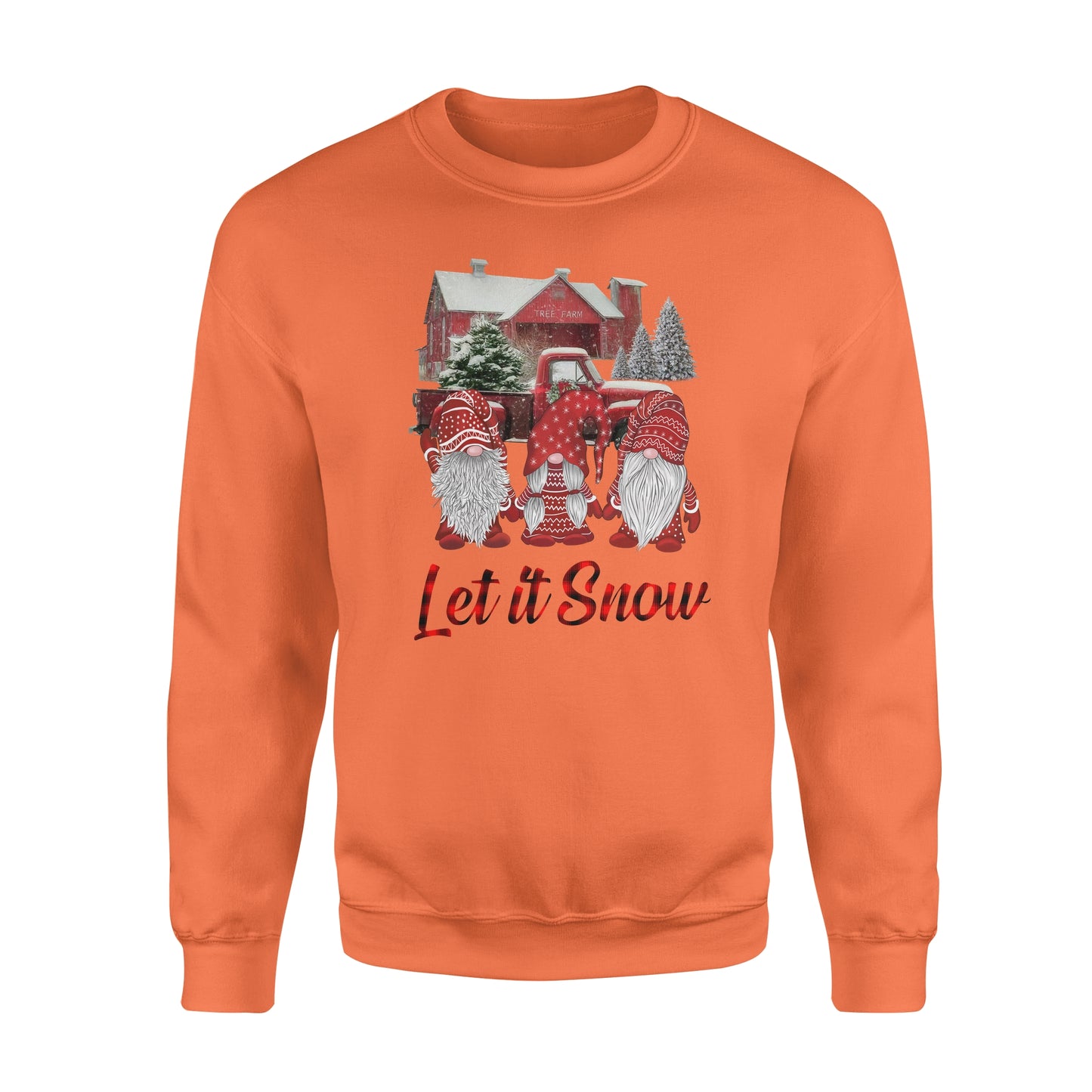 Let it Snow , Gnome merry christmas - funny sweatshirt gifts christmas ugly sweater for men and women
