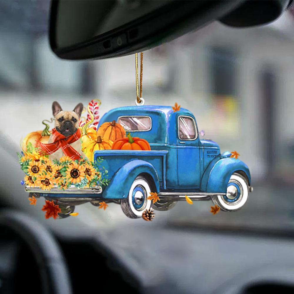 Fawn French Bulldog-Little Pumpkin-Two Sided Ornament - Best gifts your whole family