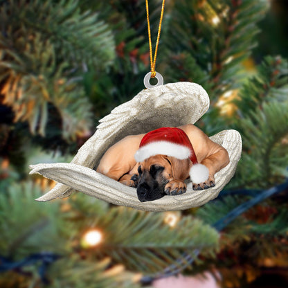 Fawn Great Dane Sleeping Angel Christmas Ornament Godmerc - Best gifts your whole family