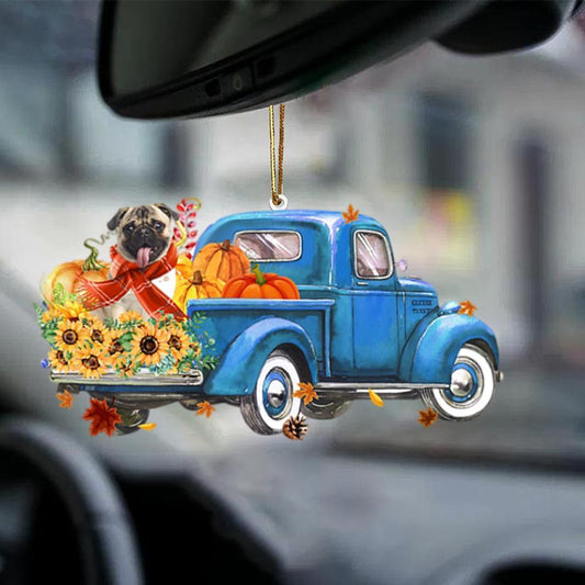 Fawn Pug 1-Little Pumpkin-Two Sided Ornament - Best gifts your whole family