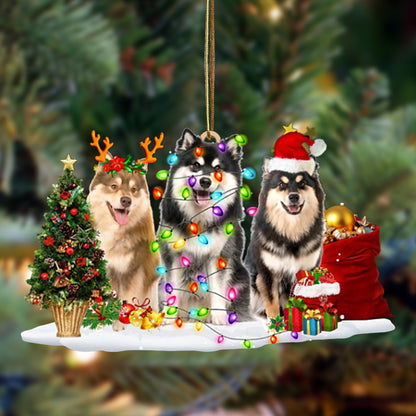 Finnish Lapphund-Christmas Dog Friends Hanging Ornament - Best gifts your whole family