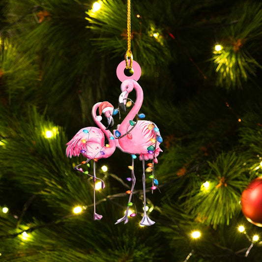 Flamingo Christmas Shaped Ornament DT69-CT-1148 - Best gifts your whole family