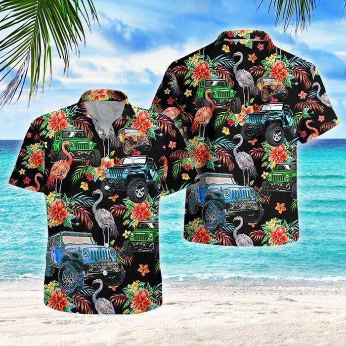 Flamingo In Summer Hawaiian Shirt,Hawaiian Shirt Gift,Christmas Gift