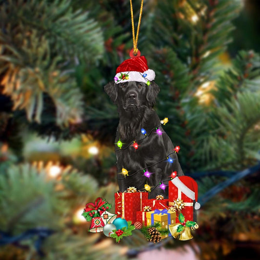Flat coated Retriever-Dog Be Christmas Tree Hanging Ornament - Best gifts your whole family