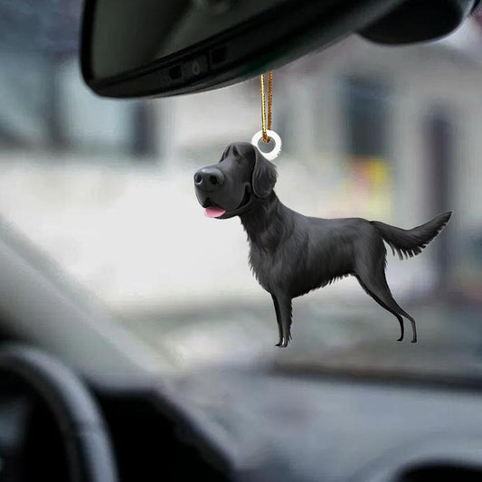 Flatcoat Retriever-Look At Me-Two Sided Ornament - Best gifts your whole family