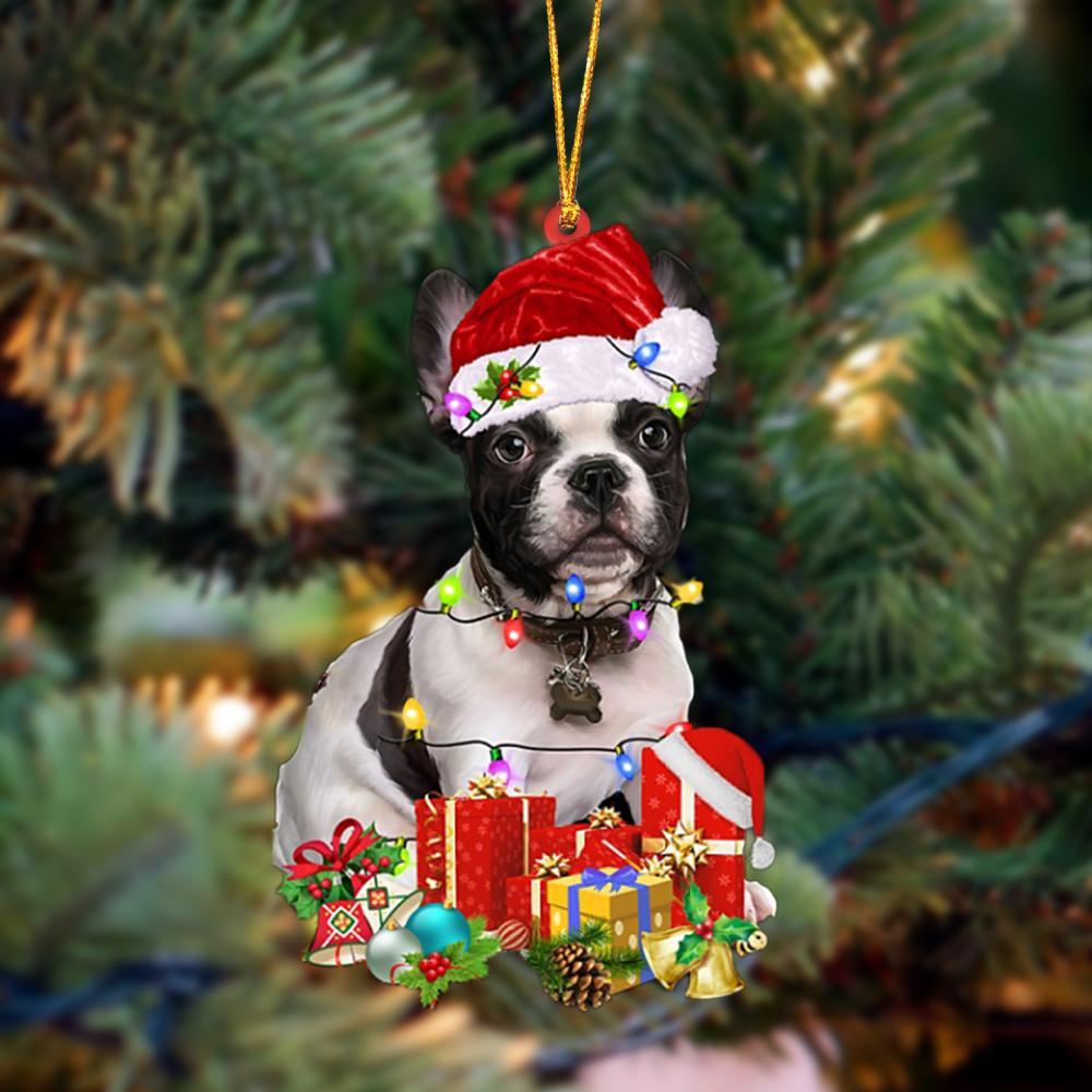 French Bulldog 2-Dog Be Christmas Tree Hanging Ornament - Best gifts your whole family