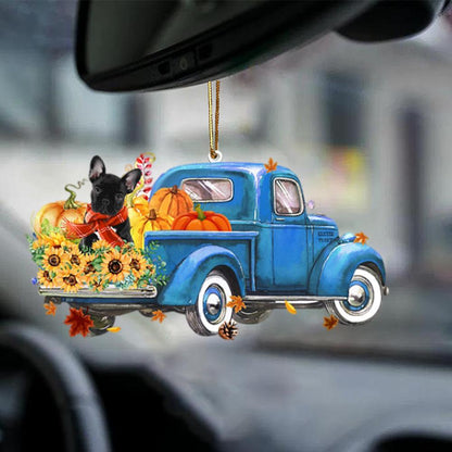French Bulldog 3-Little Pumpkin-Two Sided Ornament - Best gifts your whole family