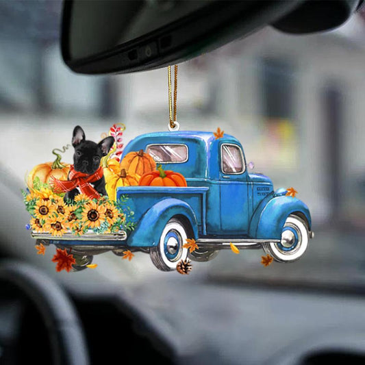 French Bulldog 3-Little Pumpkin-Two Sided Ornament - Best gifts your whole family