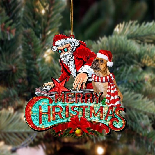 French Bulldog (9)-Christmas Rock Two Sided Ornament - Best gifts your whole family