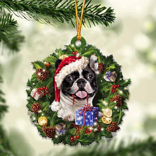 French Bulldog and Christmas gift for her gift for him gift for French Bulldog lover ornament, Christmas Ornament - Best gifts your whole family