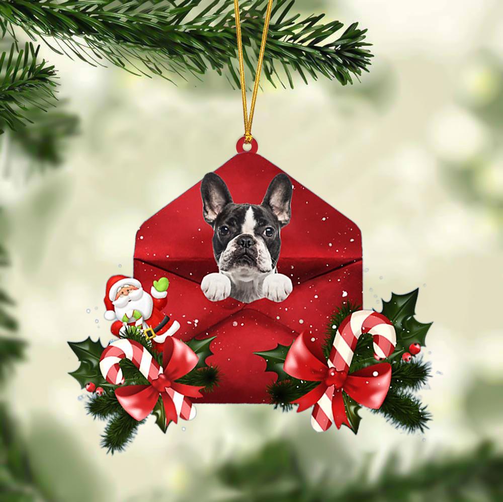 French Bulldog Christmas Letter Ornament Dog Christmas Decoration - Best gifts your whole family